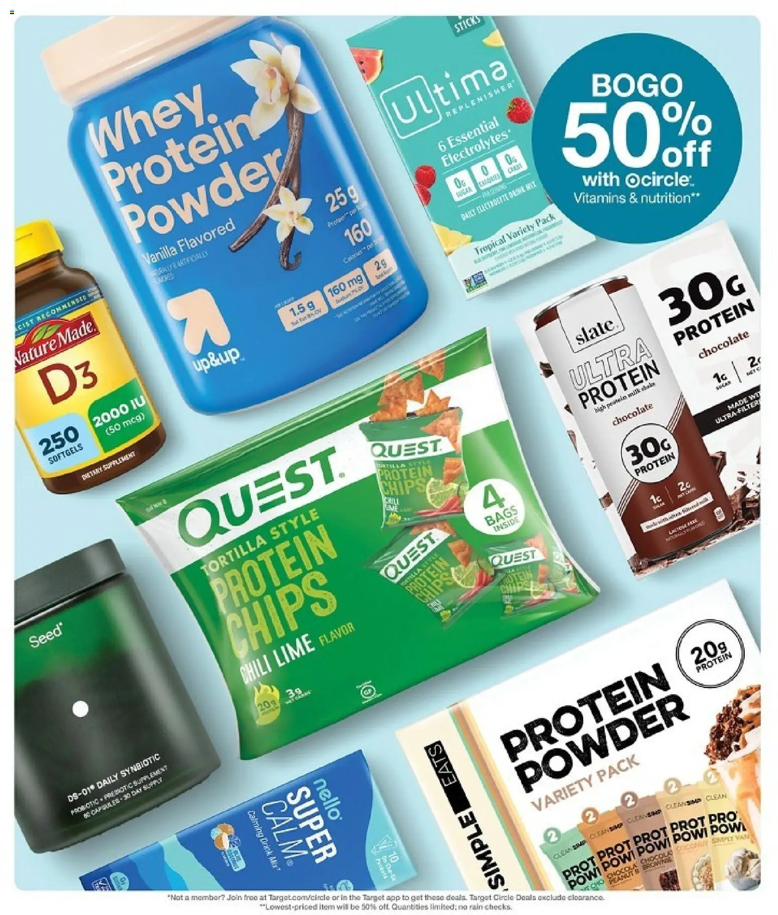 Target Weekly Ad - valid from 04.01.2026 | Page: 3 | Products: Powder, Chocolate, Chips, Lime