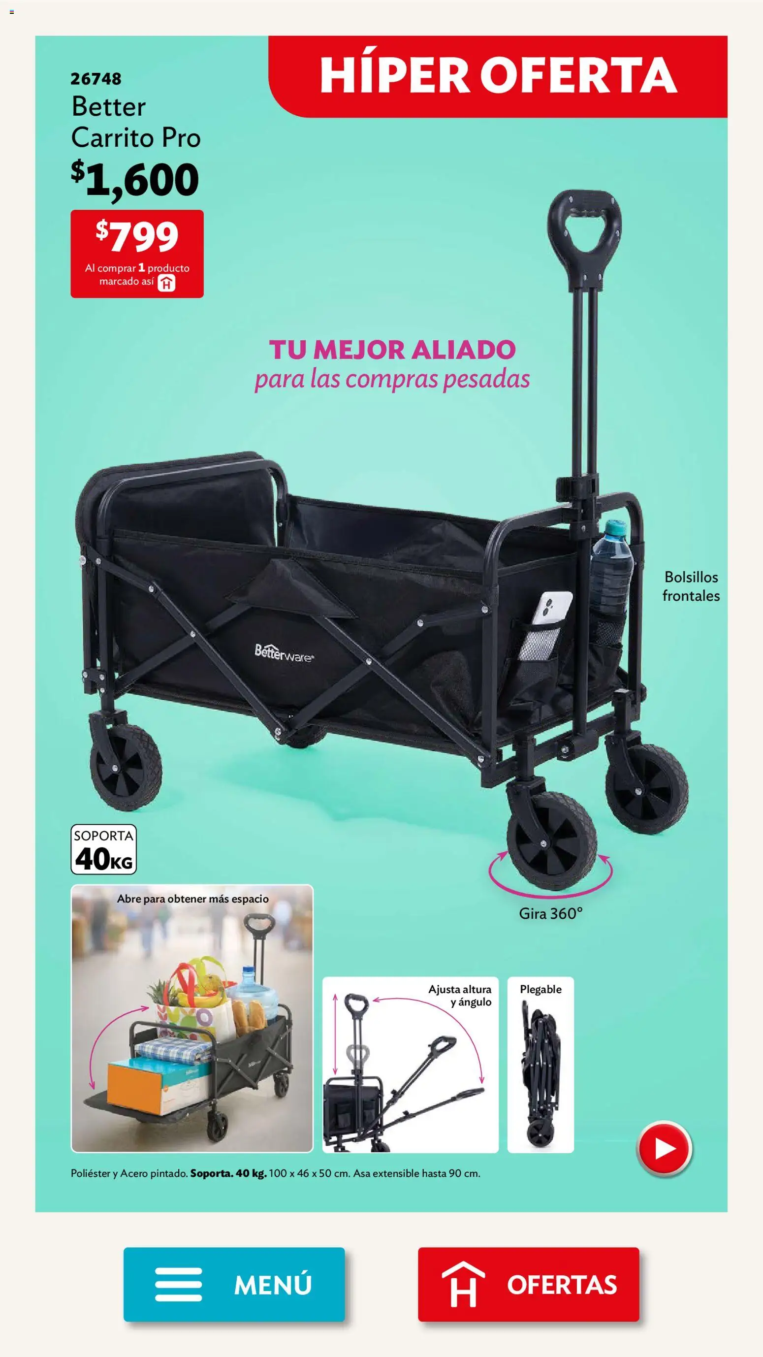 Nuevas ofertas de Betterware válidas en toda la República Mexicana desde el 02.02.2026. ¡Encuentra las mejores ofertas en Betterware campaña 2 2026! | Página: 7