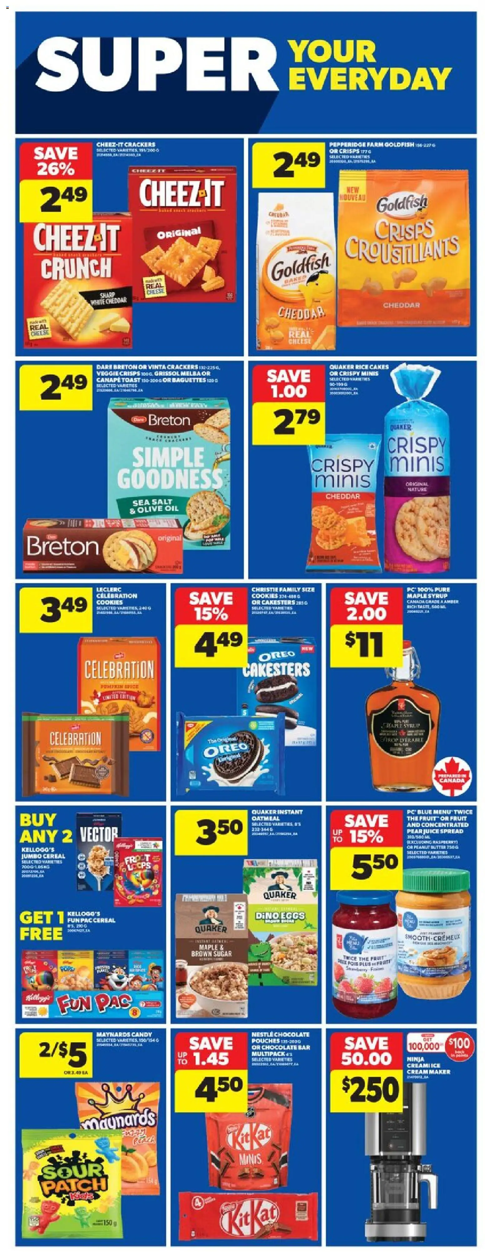 Real Canadian Superstore flyer valid from 23.10.2025 | Page: 20 | Products: Rice, Cookies, PC, Eggs