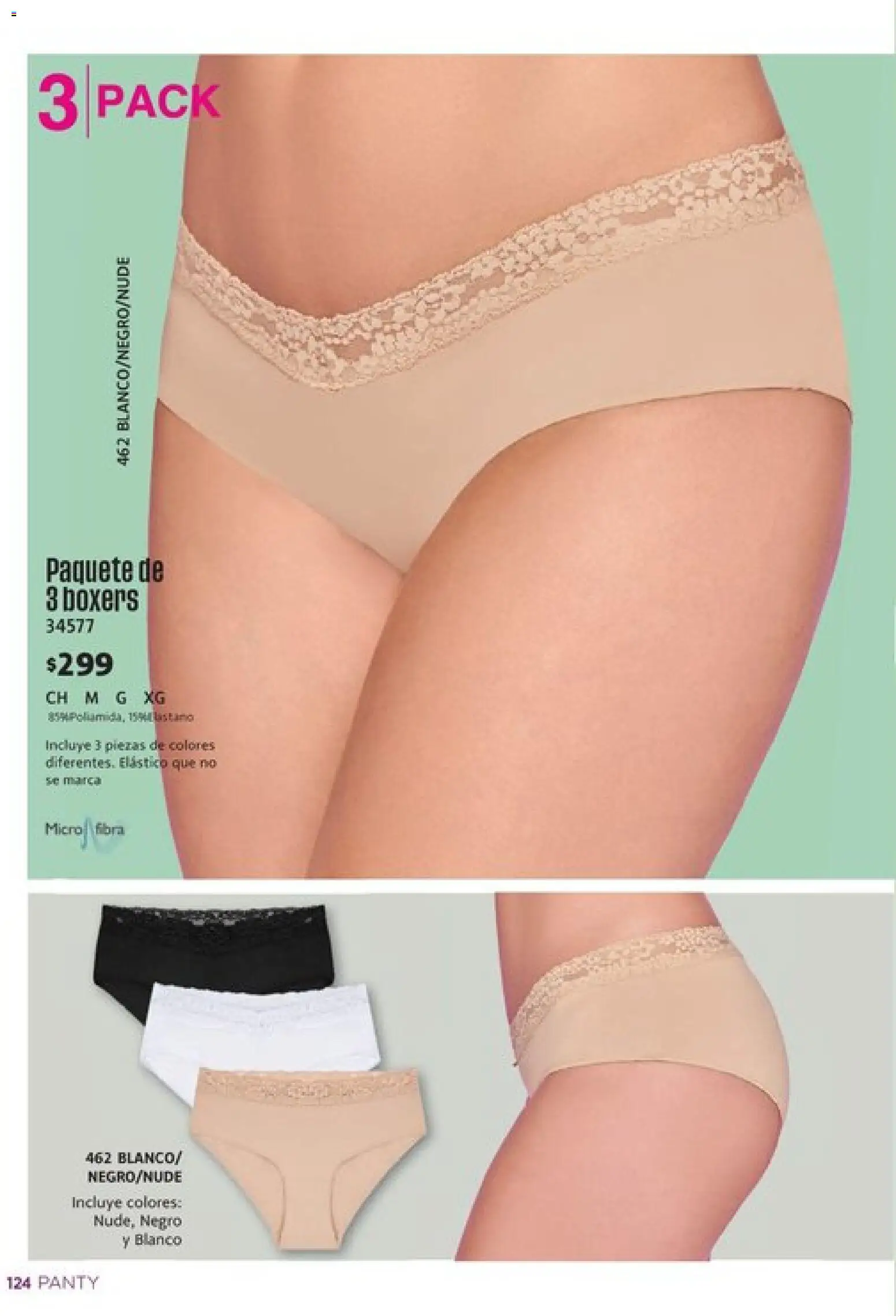 Nuevas ofertas de Ilusión válidas en toda la República Mexicana desde el 01.03.2026. ¡Encuentra las mejores ofertas en Ilusión catálogo Primavera! | Página: 126 | Productos: Boxers