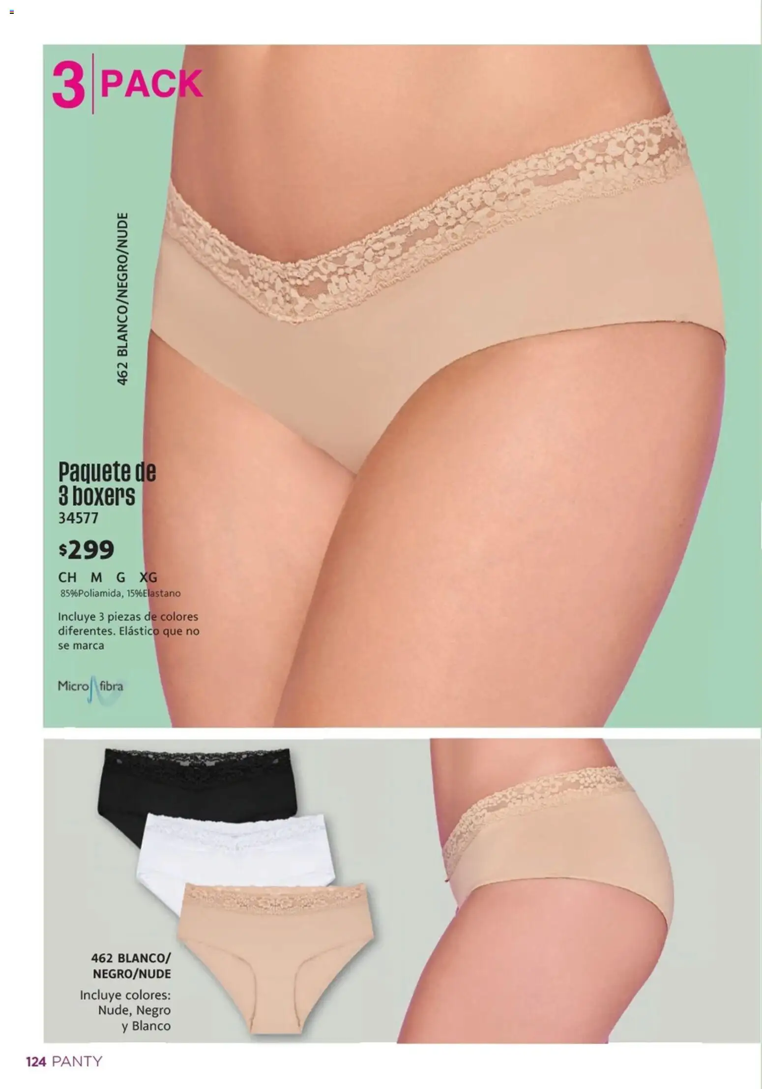 Nuevas ofertas de Ilusión válidas en toda la República Mexicana desde el 01.03.2026. ¡Encuentra las mejores ofertas en Ilusión catálogo Primavera! | Página: 126 | Productos: Boxers