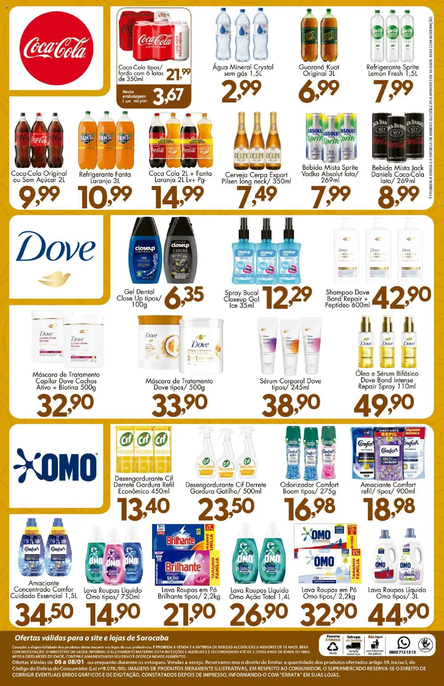 Confiança Folheto - válido de 06.01.2026 | Página: 9 | Produtos: Pó, Desengordurante, Fanta, Cerveja