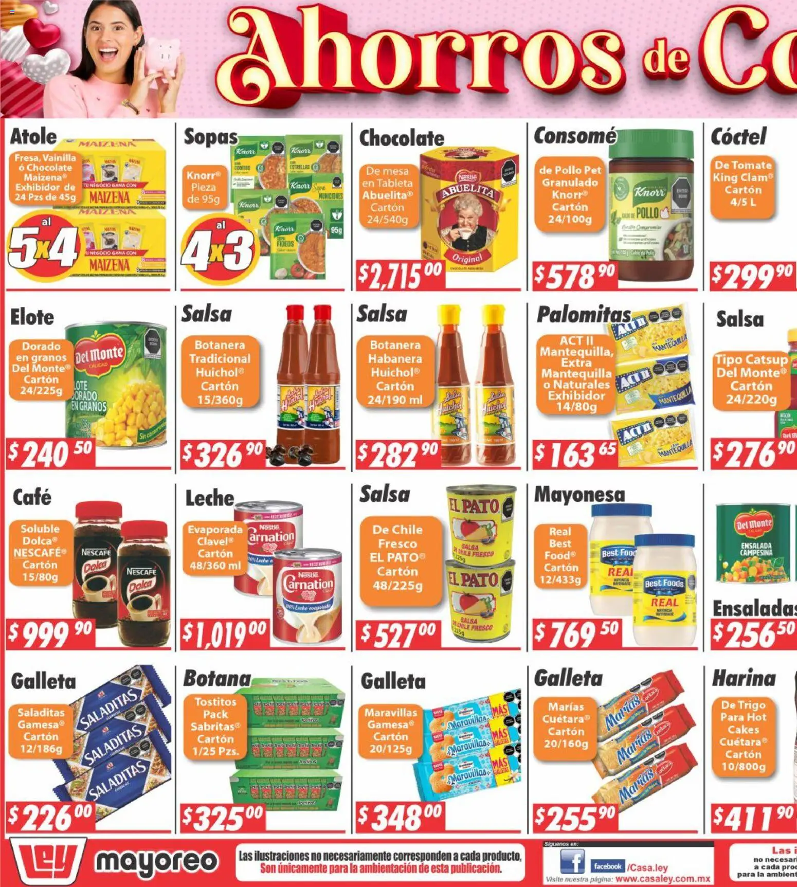 Nuevas ofertas de Casa Ley válidas en toda la República Mexicana desde el 02.02.2026. ¡Encuentra las mejores ofertas en Casa Ley folleto Sinaloa! | Página: 5 | Productos: Mayonesa, Café, Ensalada, Tableta