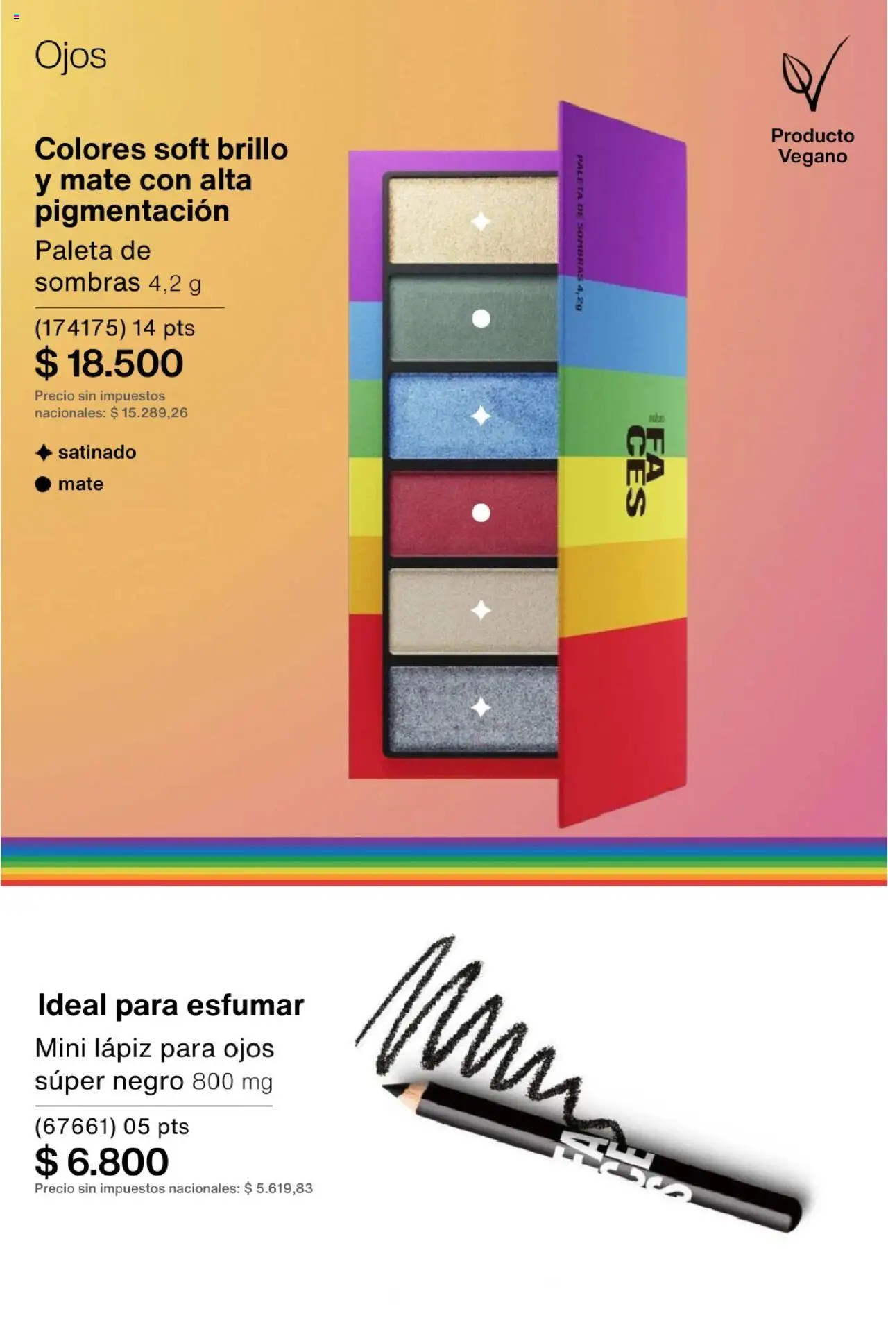 Natura - Catálogo Ciclo 15 │ válido desde el 01.10.2025 | Página: 128 | Productos: Mate, Brillo, Paleta