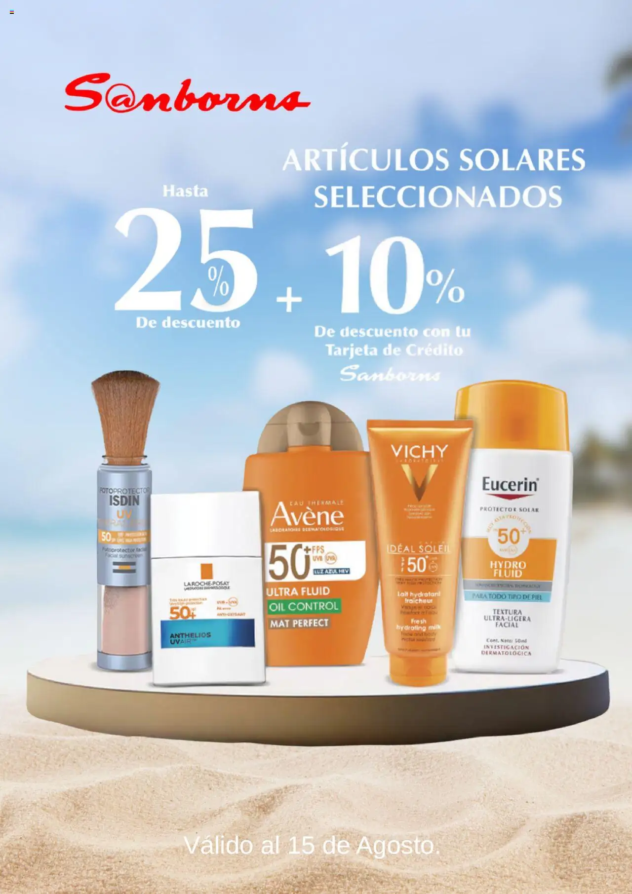 Nuevas ofertas de Sanborns válidas en toda la República Mexicana desde el 22.07.2025. ¡Encuentra las mejores ofertas en Sanborns - Catálogo! | Página: 1 | Productos: Uva, Body, Protector solar