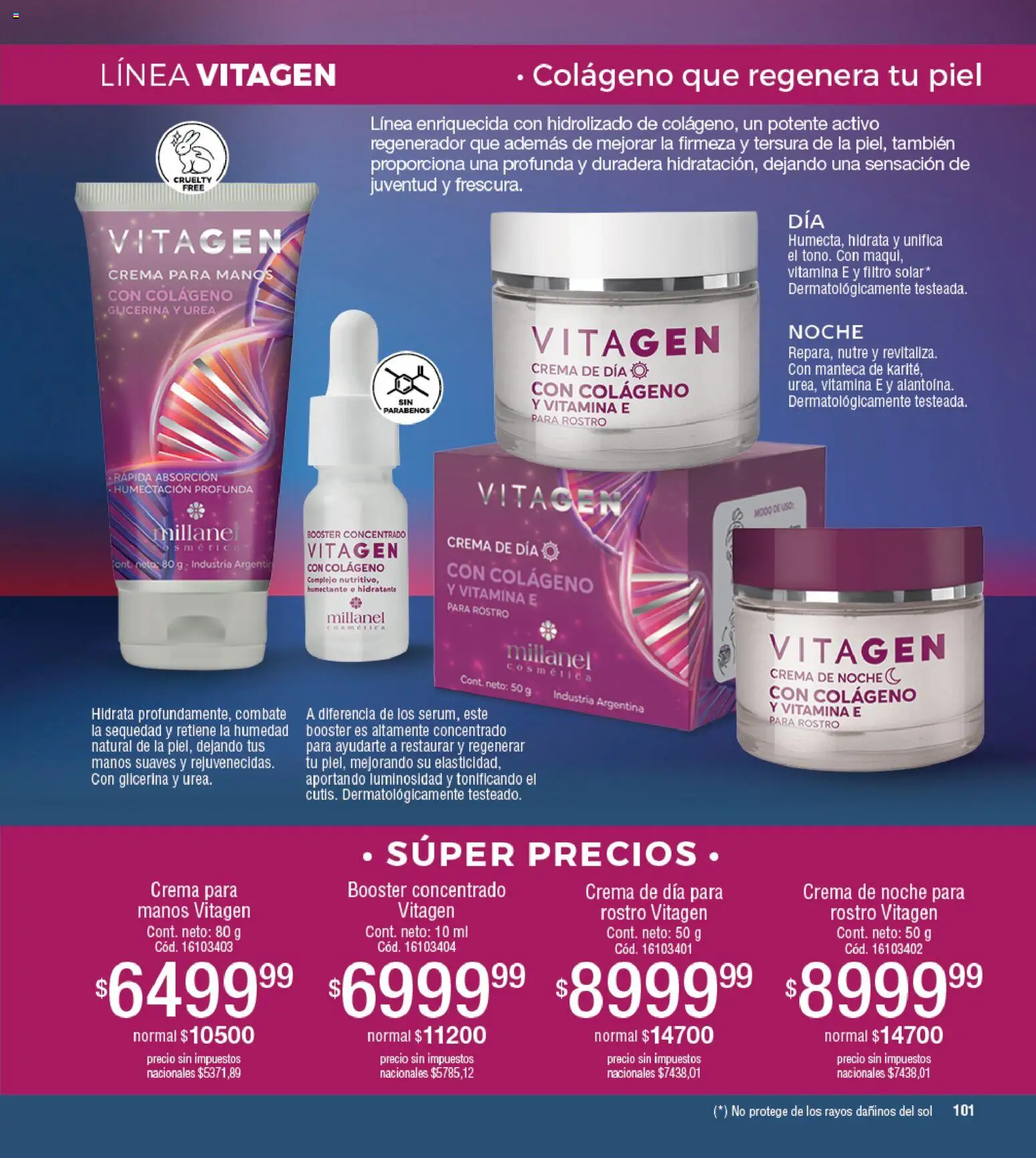 Millanel - Catálogo │ válido desde el 02.03.2026 | Página: 101 | Productos: Manteca, Crema