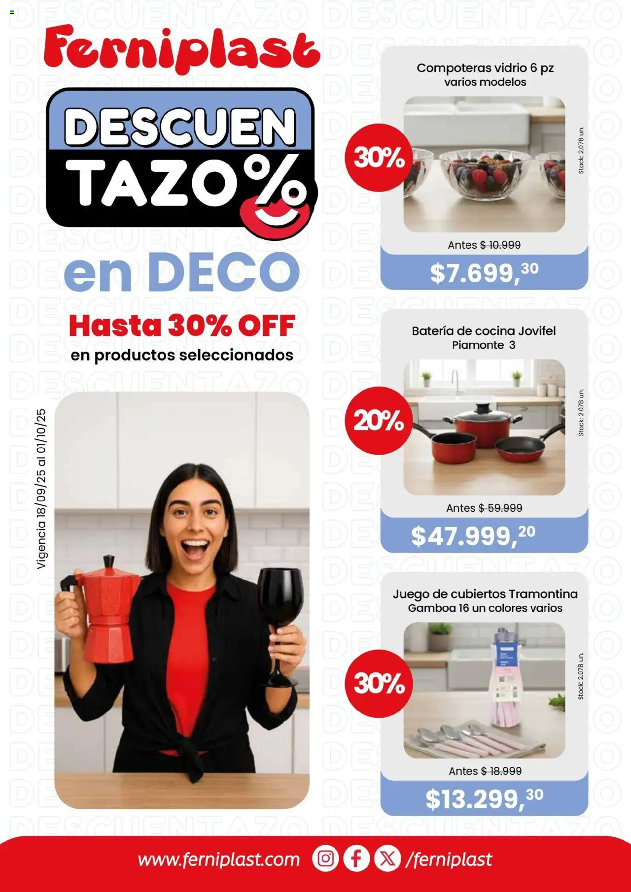 Ferniplast catálogo │ válido desde el 18.09.2025 | Página: 1 | Productos: Cocina, Batería