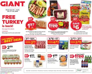 Preview of Giant weekly ads valid from 17.10.2025