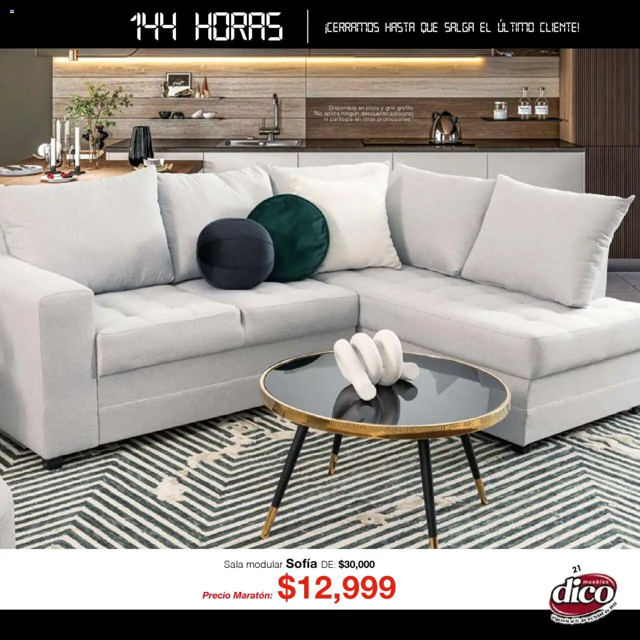 Nuevas ofertas de Muebles Dico válidas en toda la República Mexicana desde el 01.01.2025. ¡Encuentra las mejores ofertas en Muebles Dico - Catálogo Venta Maratónica Pacifico! | Página: 21 | Productos: Modular