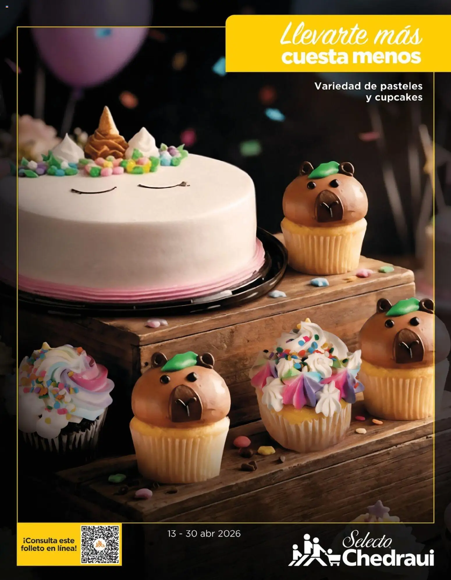 Nuevas ofertas de Chedraui válidas en toda la República Mexicana desde el 13.04.2026. ¡Encuentra las mejores ofertas en Chedraui folleto Llevarte más cuesta menos! | Página: 1