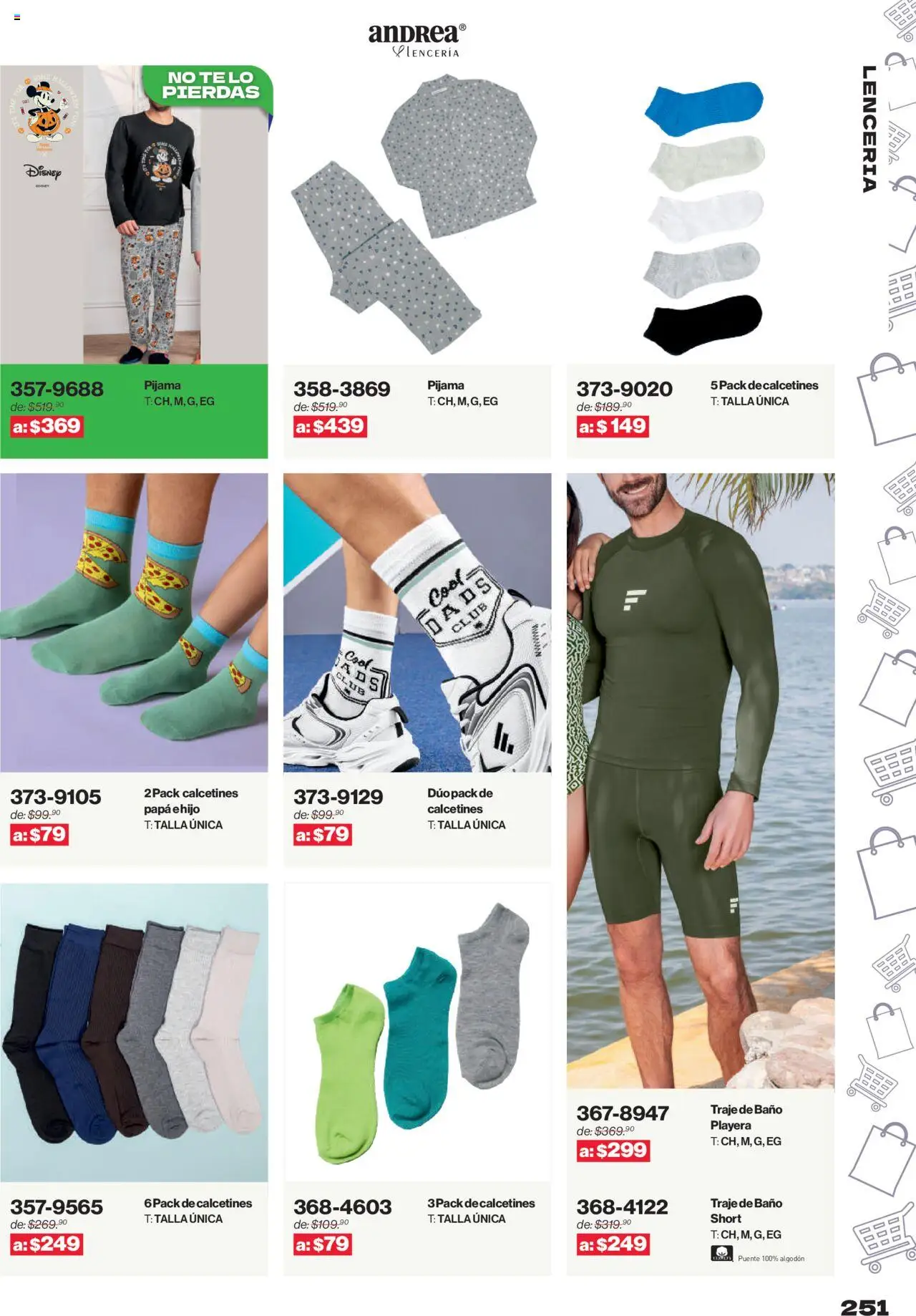 Nuevas ofertas de Andrea válidas en toda la República Mexicana desde el 10.08.2025. ¡Encuentra las mejores ofertas en Andrea - Catálogo Outlet! | Página: 251 | Productos: Papa, Traje, Playera, Short