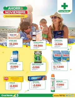 Flyer Ofertas Primera Quincena Cruz Verde válido desde el 05.12.2025