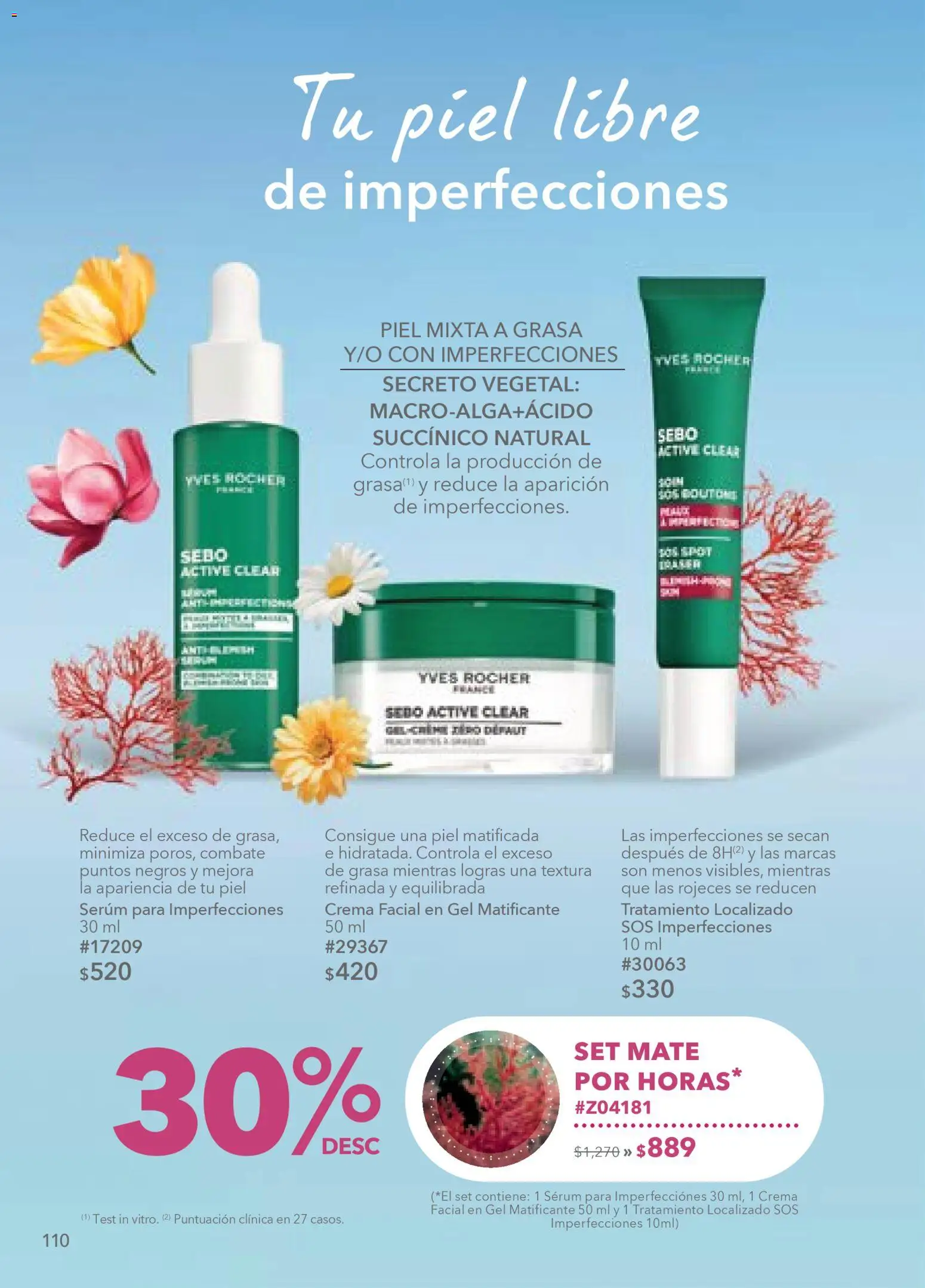 Nuevas ofertas de Yves Rocher válidas en toda la República Mexicana desde el 24.03.2026. ¡Encuentra las mejores ofertas en Yves Rocher campaña 5 2026! | Página: 112 | Productos: Serum, Crema, Mate