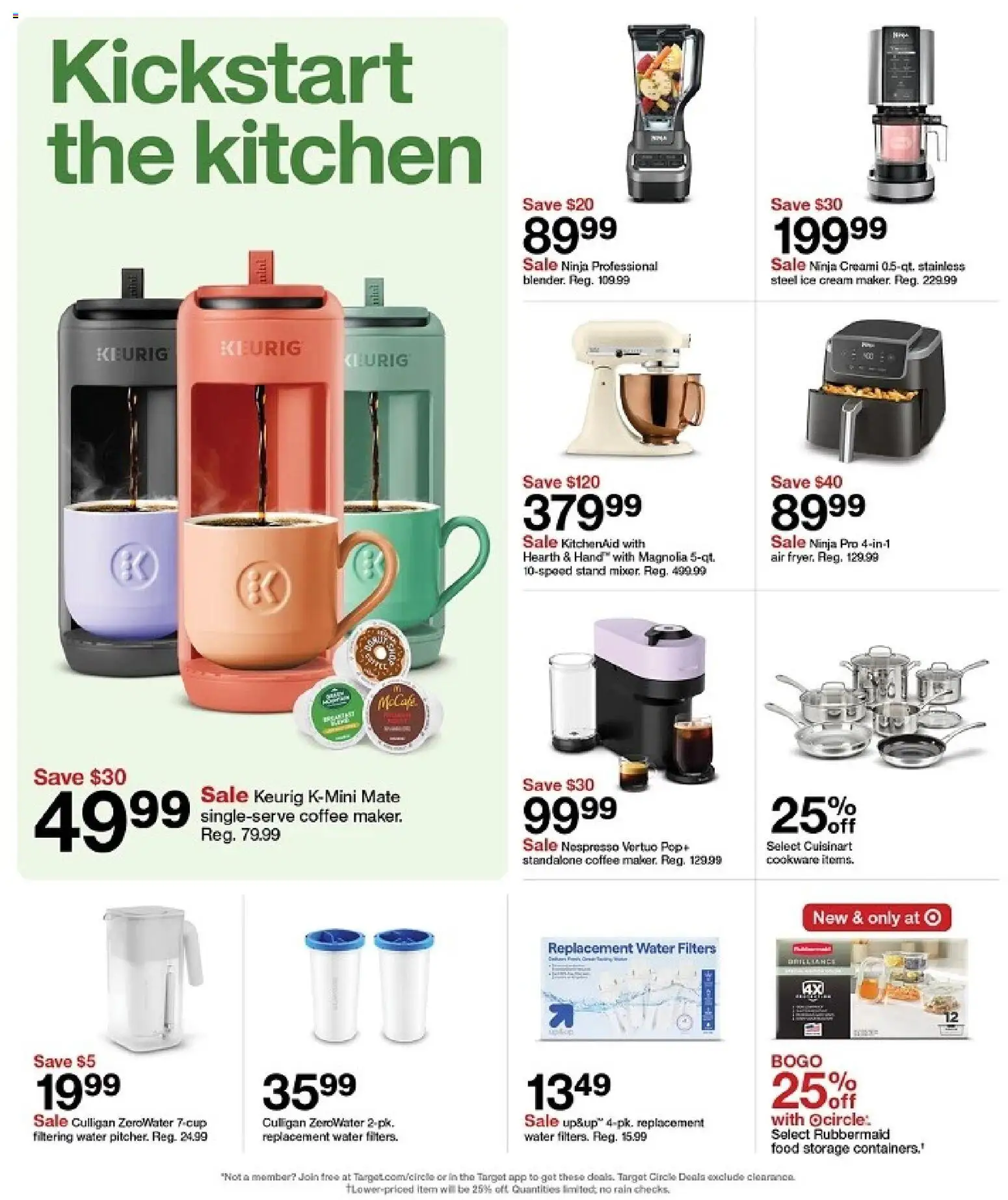 Target Weekly Ad - valid from 11.01.2026 | Page: 13 | Products: Coffee, Cream, Ice cream, Water