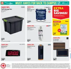 Home Hardware flyer valid from 21.08.2025 | Page: 2 | Products: Fan, Sponge, Box, Battery