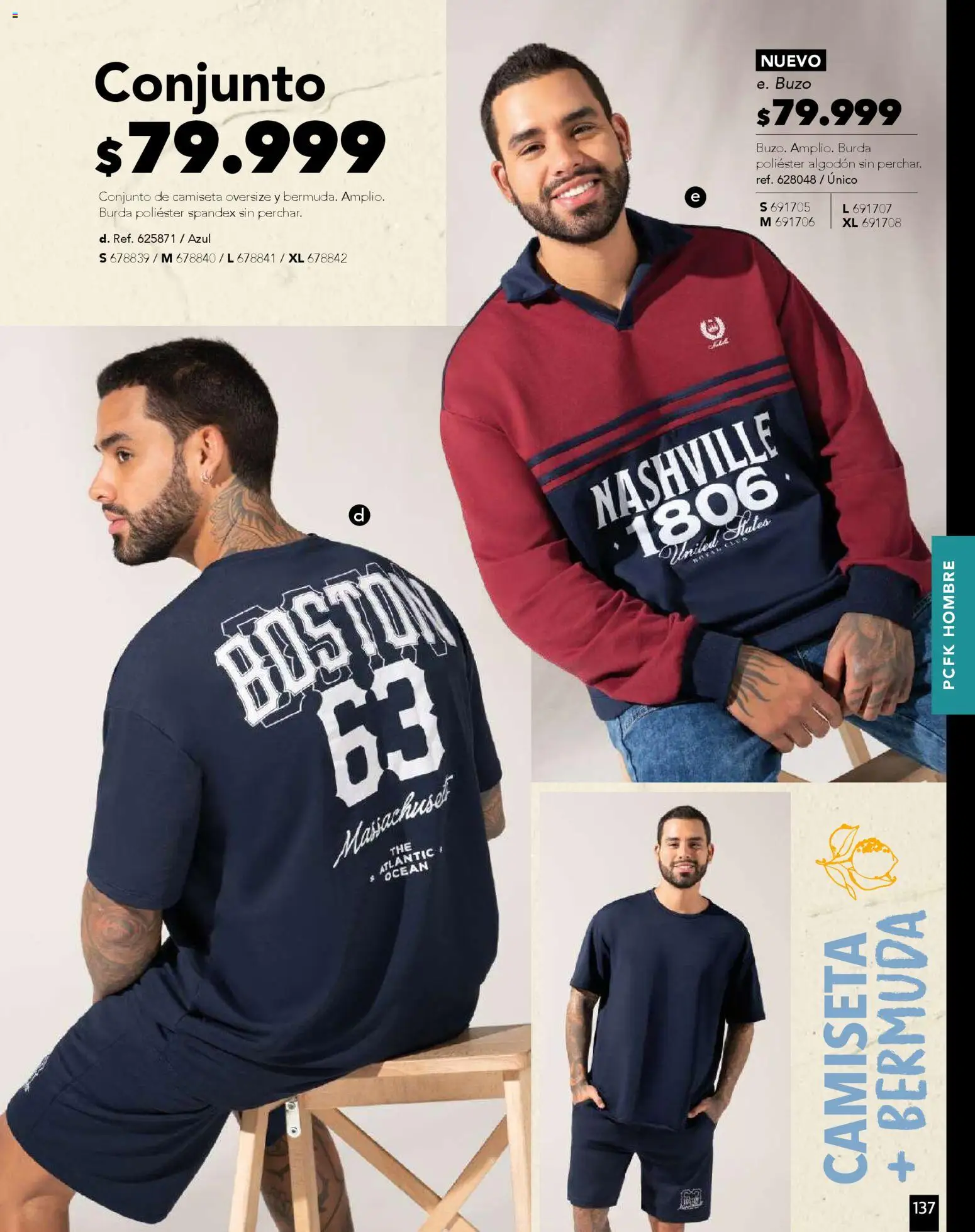 Pacifika revista - valida desde el 01.11.2025 | Página: 137 | Productos: Algodón, Buzo, Camiseta, Conjunto