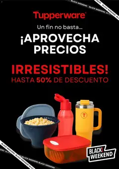 Vista previa de Tupperware Black Friday, nuevo folleto de la tienda, válido en México a partir del 27.11.2025