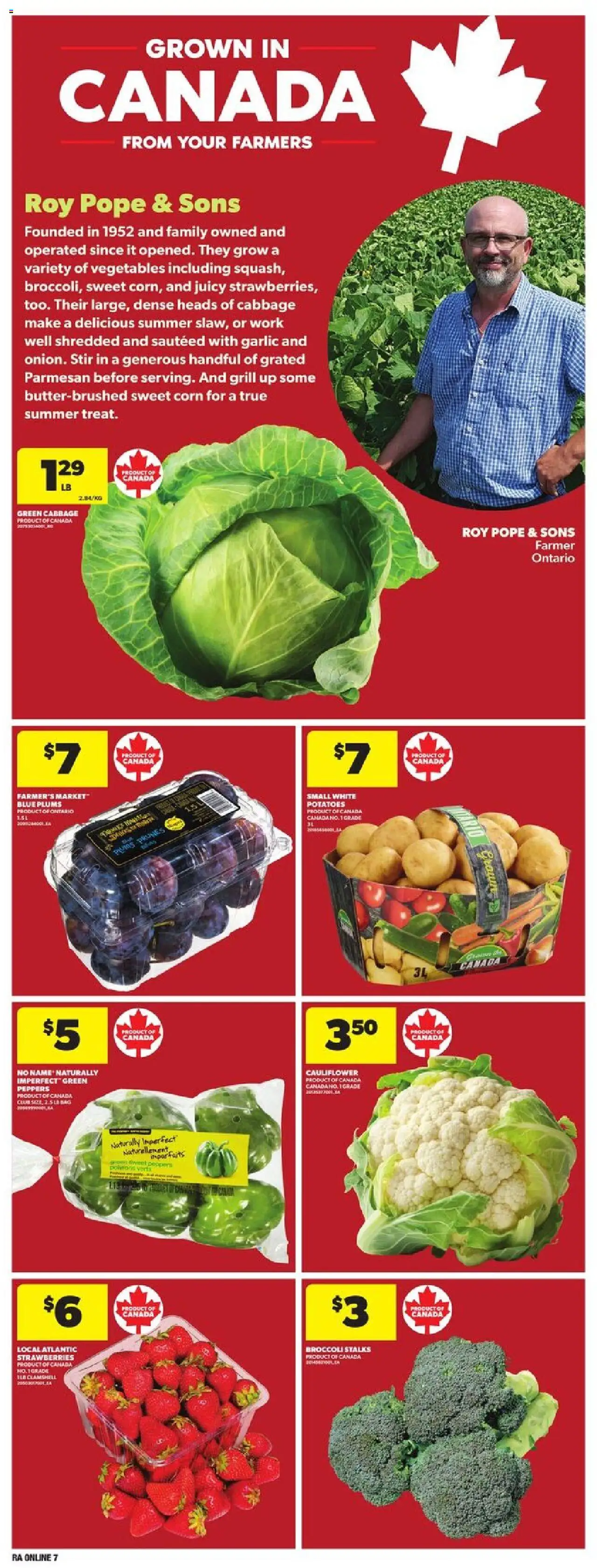 Atlantic Superstore flyer valid from 28.08.2025 | Page: 12 | Products: Strawberries, Potatoes, Bag, Grill