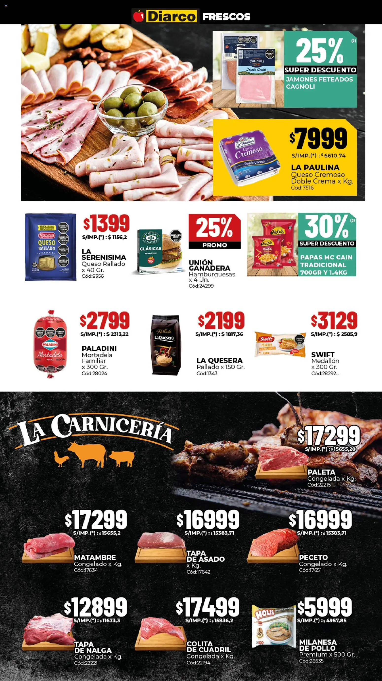 Diarco ofertas │ válido desde el 09.03.2026 | Página: 10 | Productos: Pollo, Milanesa, Queso, Jamón