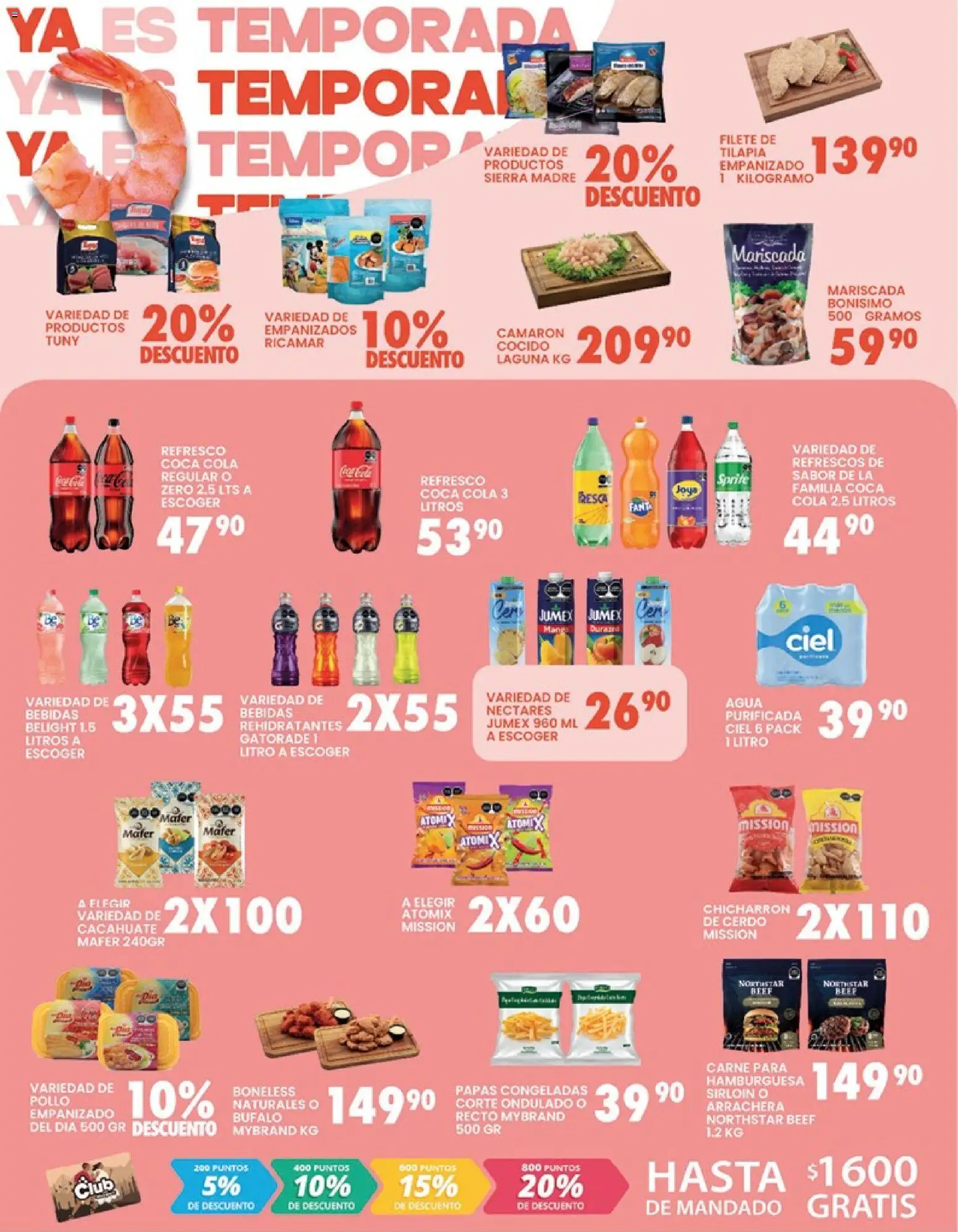 Nuevas ofertas de Alsuper válidas en toda la República Mexicana desde el 31.03.2026. ¡Encuentra las mejores ofertas en Alsuper folleto Chihuahua-Ciudad! | Página: 2 | Productos: Pollo, Refresco, Agua, Sierra