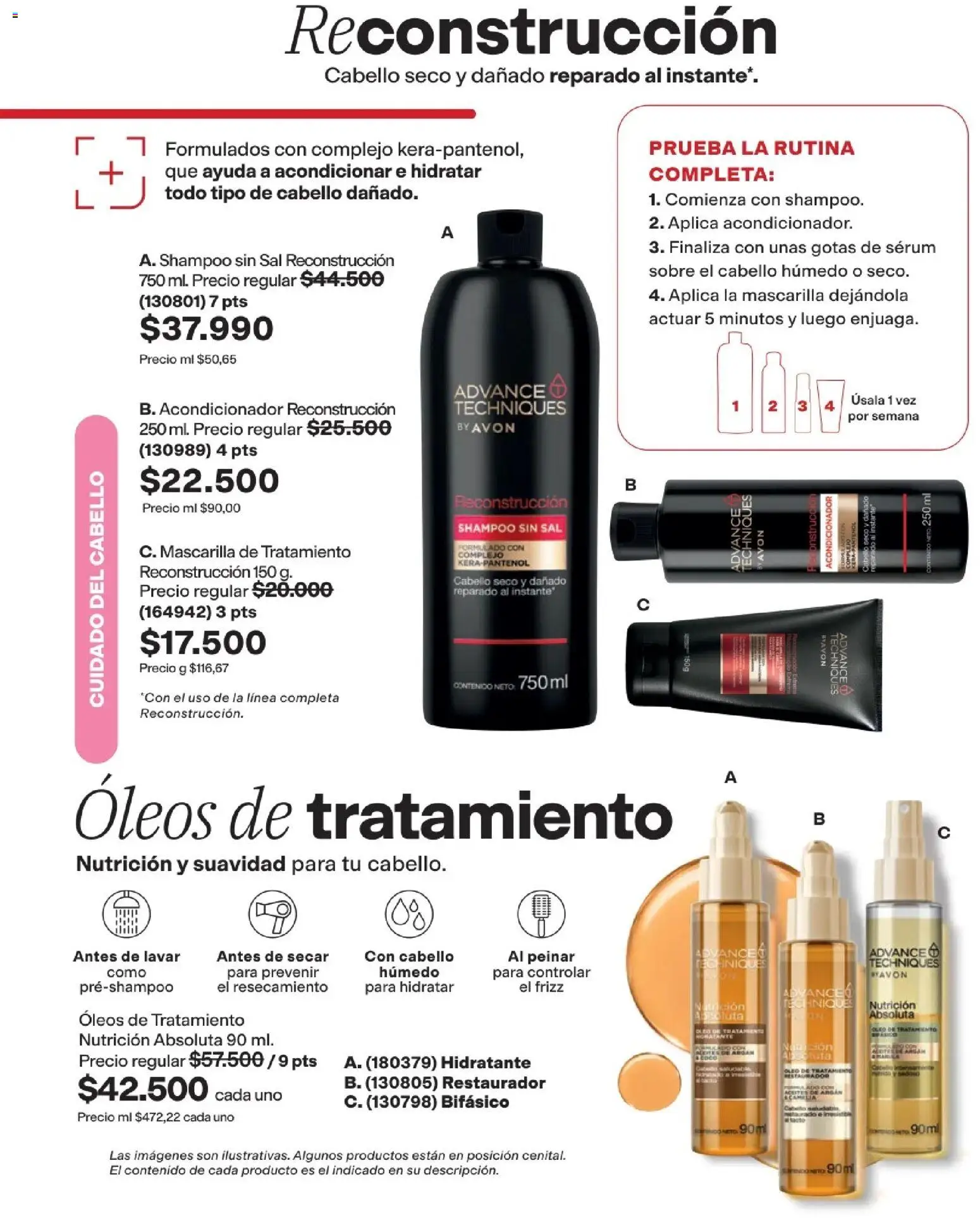 Avon revista - valida desde el 01.05.2026 | Página: 182 | Productos: Serum, Shampoo, Mascarilla, Acondicionador