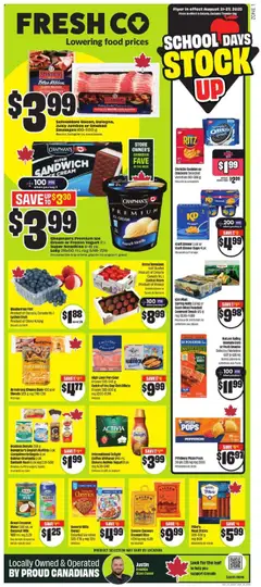 Preview of FreshCo weekly flyer / circulaire from shop FreshCo valid from 21.08.2025