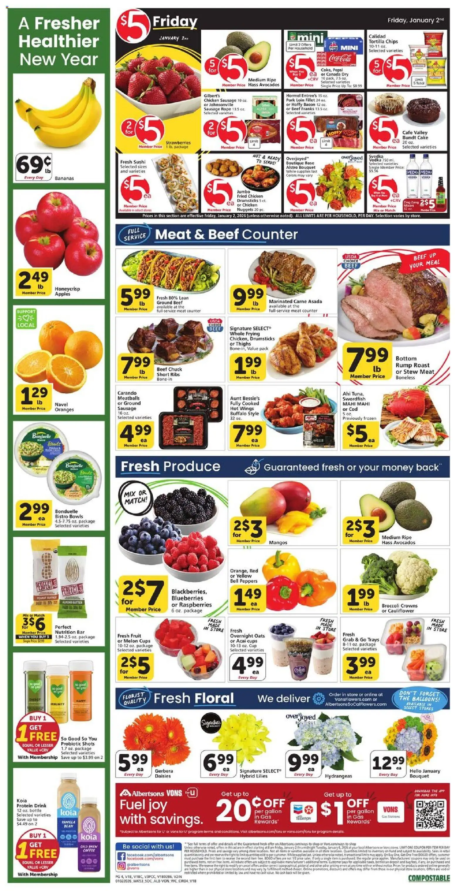 Vons Weekly Ad - valid from 02.01.2026 | Page: 3