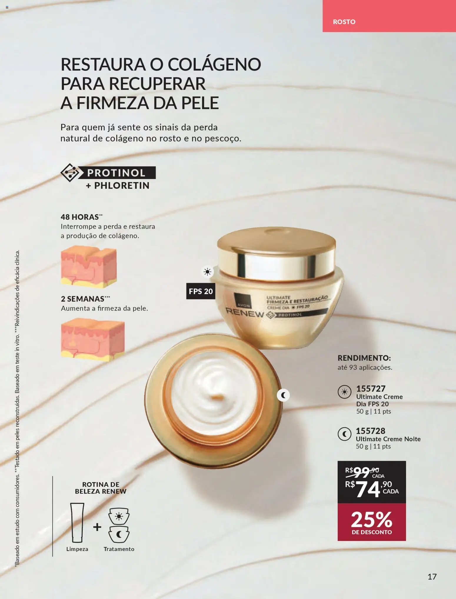Avon Folheto - válido de 18.02.2026 | Página: 17 | Produtos: Colágeno, Creme