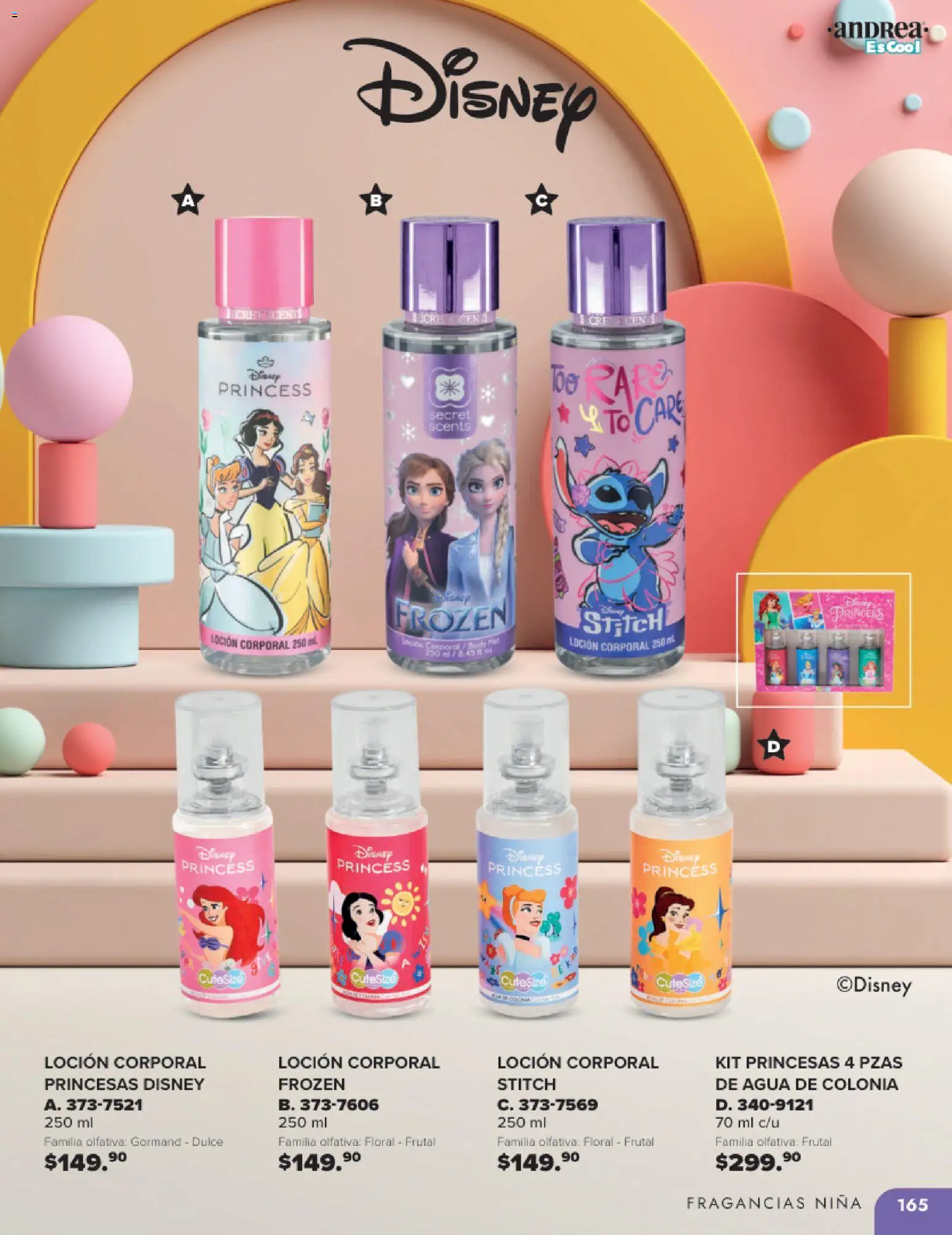 Nuevas ofertas de Andrea válidas en toda la República Mexicana desde el 25.05.2025. ¡Encuentra las mejores ofertas en Andrea catálogo Colegial ! | Página: 165 | Productos: Agua, Loción