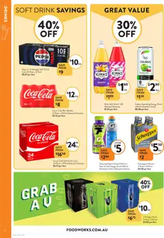Foodworks catalogue - valid from 30.07.2025 | Page: 12 | Products: Energy drink, Tea, Cream, Sugar