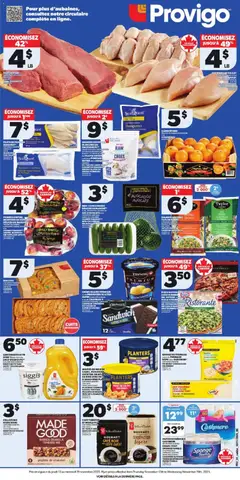 Preview of Provigo weekly flyer / circulaire from shop Provigo valid from 13.11.2025