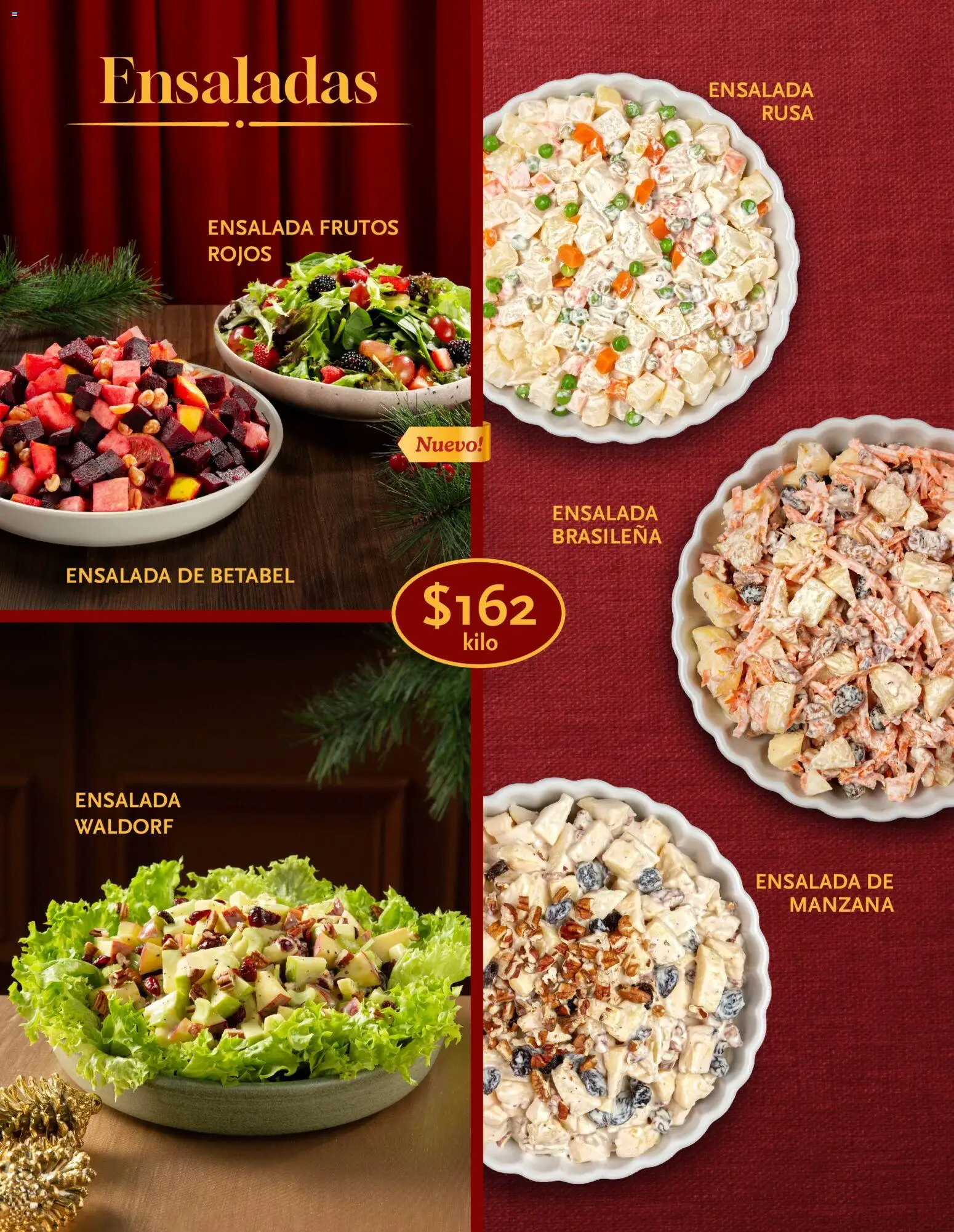 Nuevas ofertas de Soriana válidas en toda la República Mexicana desde el 05.12.2025. ¡Encuentra las mejores ofertas en Soriana - Cenas Navideñas Súper Nacional! | Página: 4 | Productos: Betabel, Manzana, Ensalada