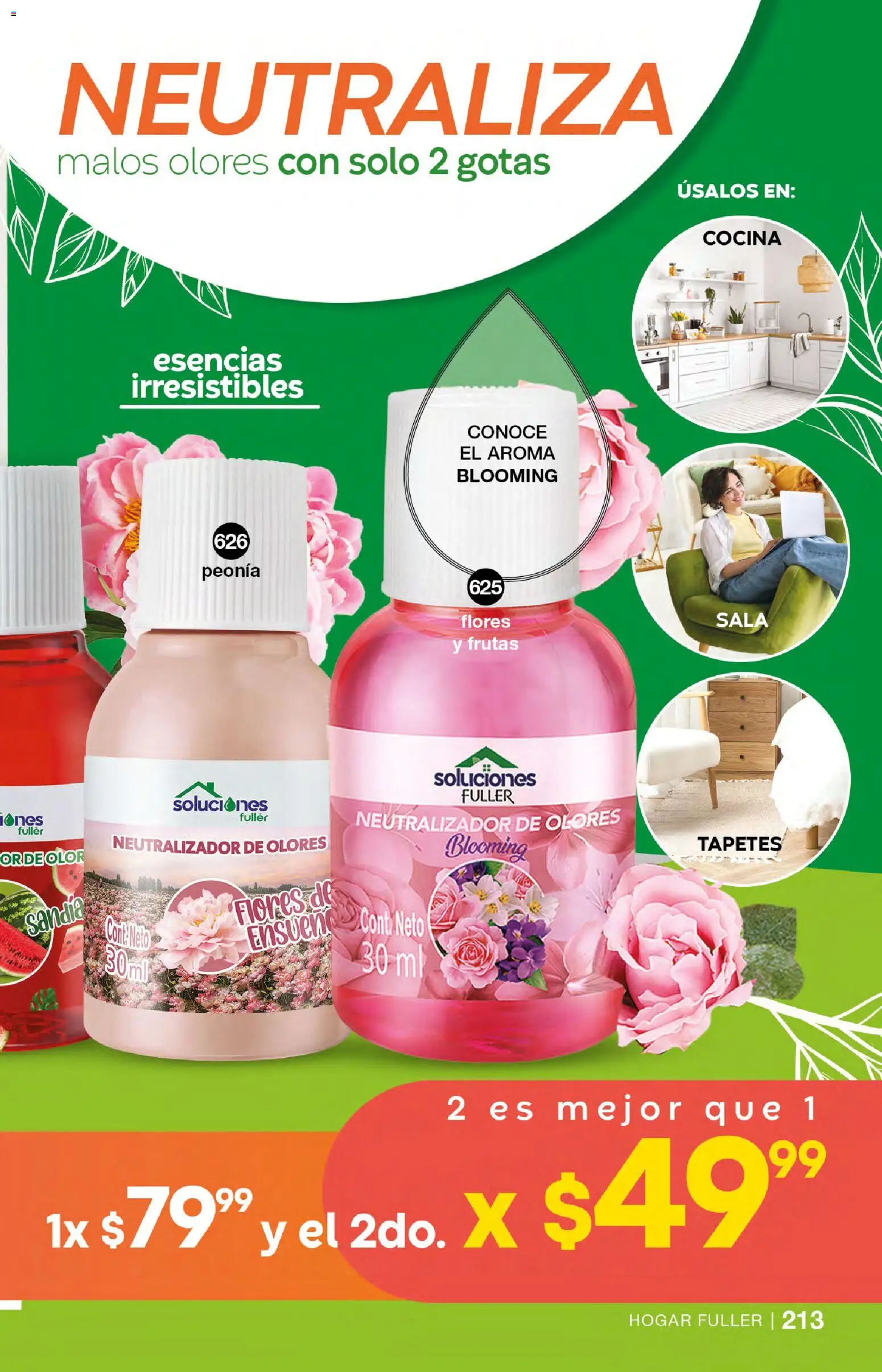 Nuevas ofertas de Fuller válidas en toda la República Mexicana desde el 18.02.2026. ¡Encuentra las mejores ofertas en Fuller campaña 23 2026! | Página: 213 | Productos: Esencias, Cocina