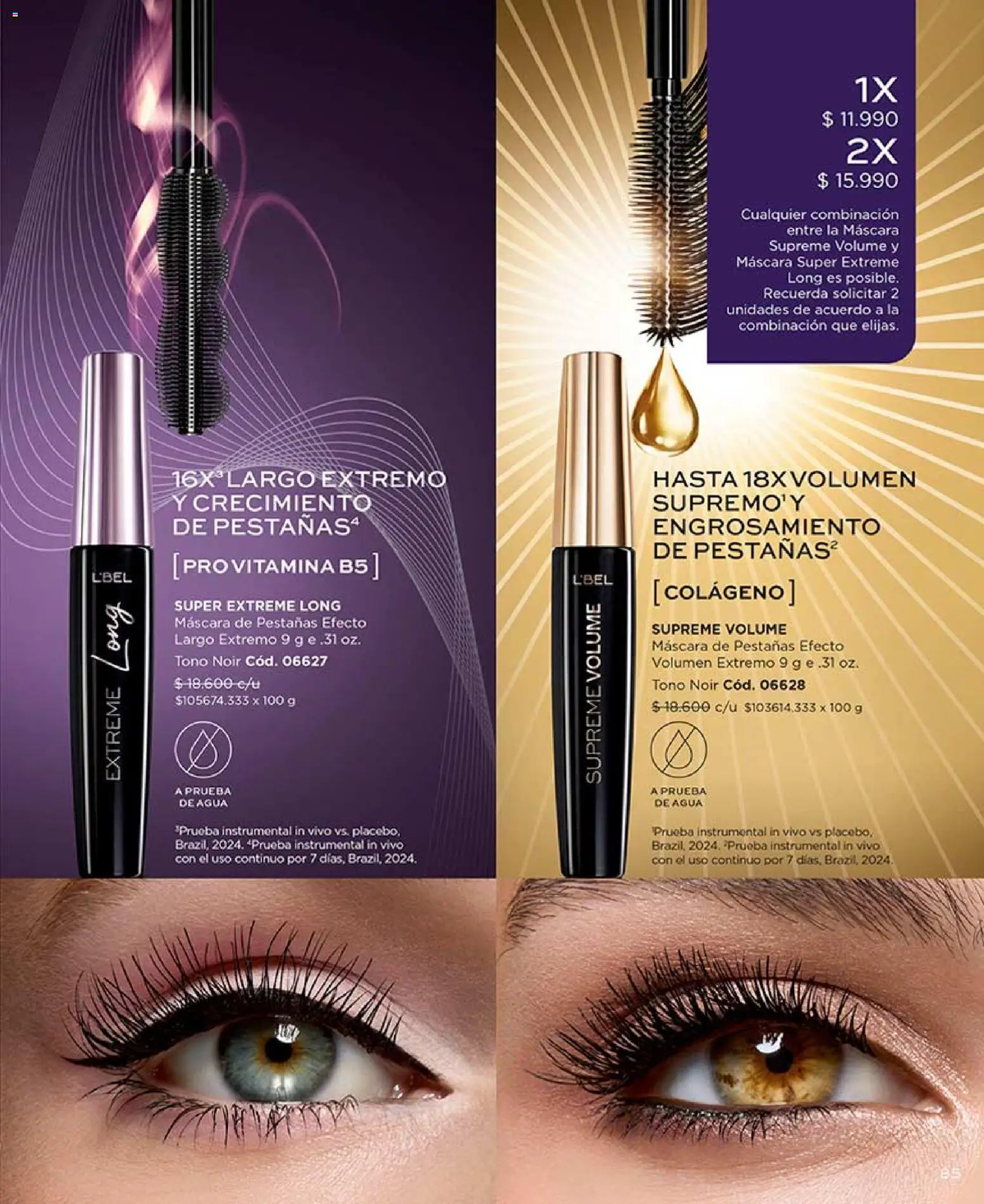 Catálogo L'Bel Campaña 7 │ válido desde el 18.04.2026 | Página: 85 | Productos: Agua, Máscara