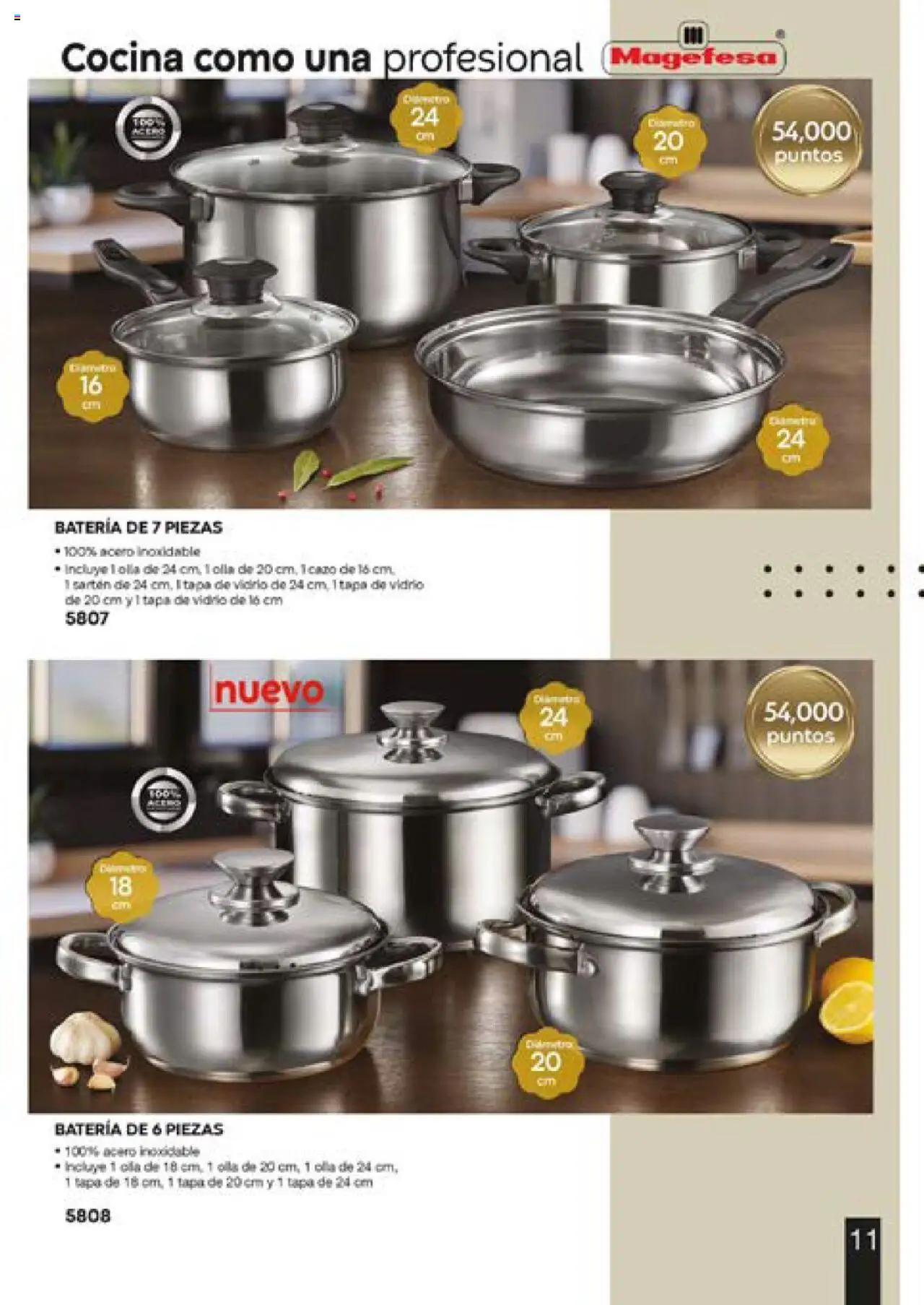 Nuevas ofertas de Fuller válidas en toda la República Mexicana desde el 13.06.2025. ¡Encuentra las mejores ofertas en Fuller catálogo Puntos! | Página: 11 | Productos: Cocina, Batería, Sartén, Olla