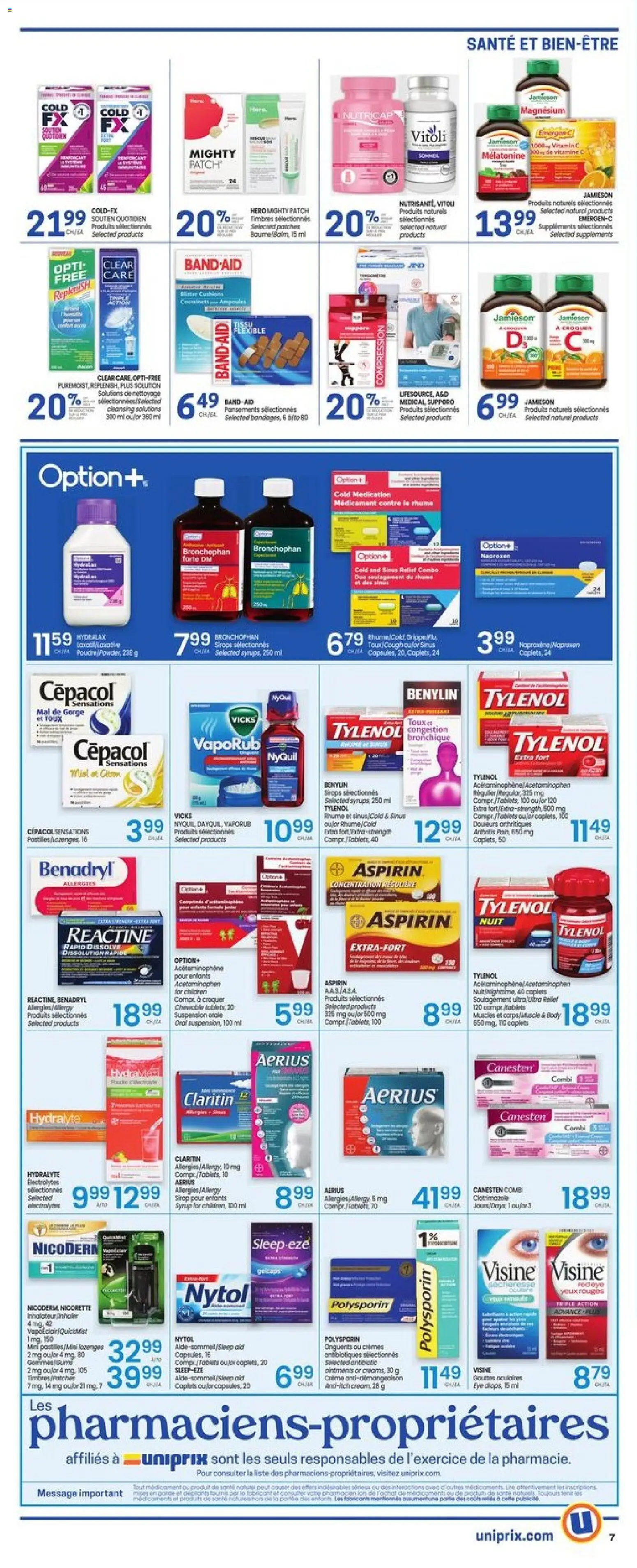 Uniprix flyer valid from 18.12.2025 | Page: 7