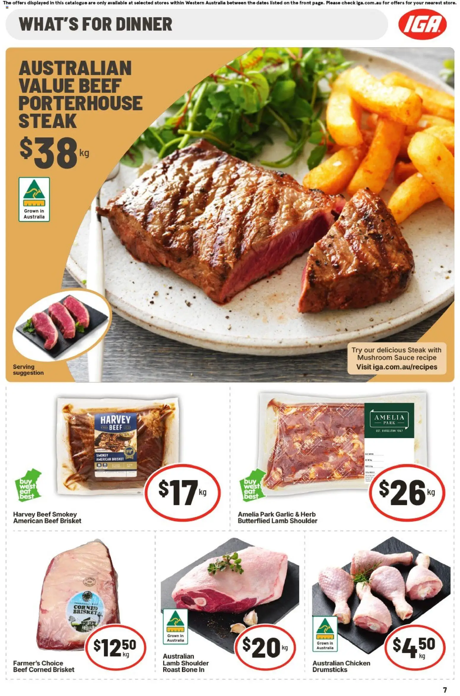 IGA catalogue - valid from 29.04.2026 | Page: 7 | Products: Herb, Chicken, Sauce, Garlic