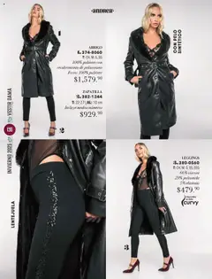 Vista previa de Andrea - Catálogo Invierno, nuevo folleto de la tienda, válido en México a partir del 13.10.2025 | Página: 136 | Productos: Abrigo, Leggings