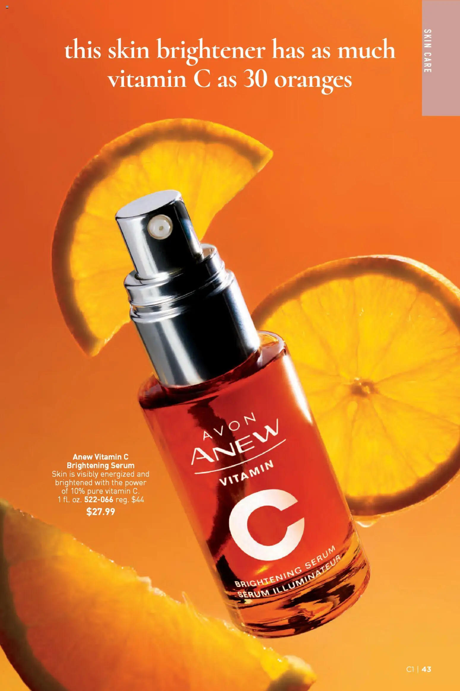 Avon Brochure - valid from 31.12.2025 | Page: 43 | Products: Vitamin, Brightener, Oranges