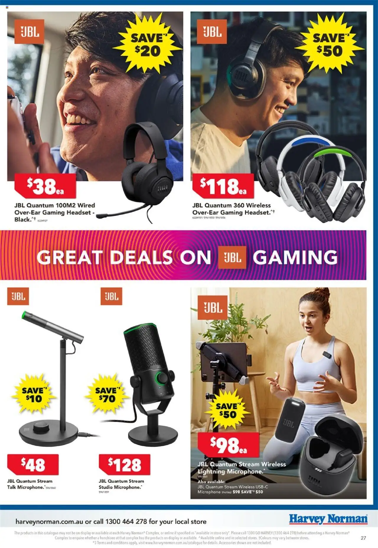 Harvey Norman catalogue - valid from 10.10.2025 | Page: 27 | Products: Accessories, Headset, Microphone