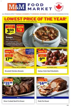Preview of M&M Food Market weekly flyer / circulaire from shop M&M Food Market valid from 06.11.2025