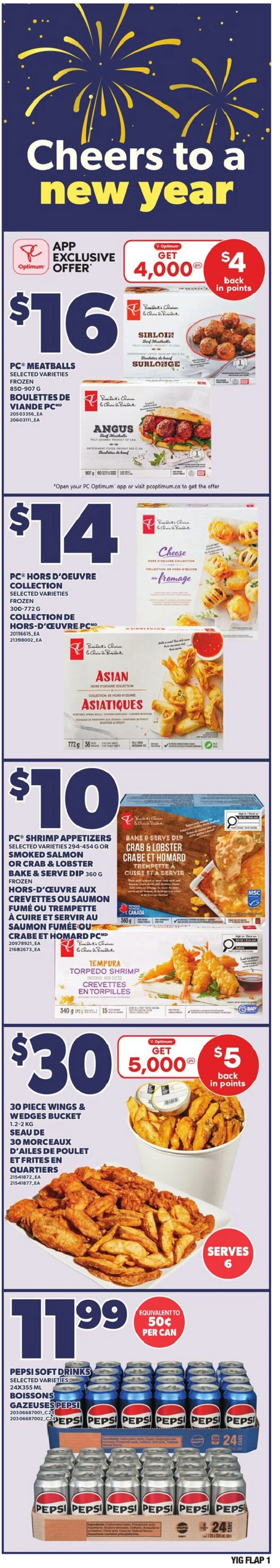 Independent Grocer flyer valid from 25.12.2025 | Page: 1 | Products: PC, Bra