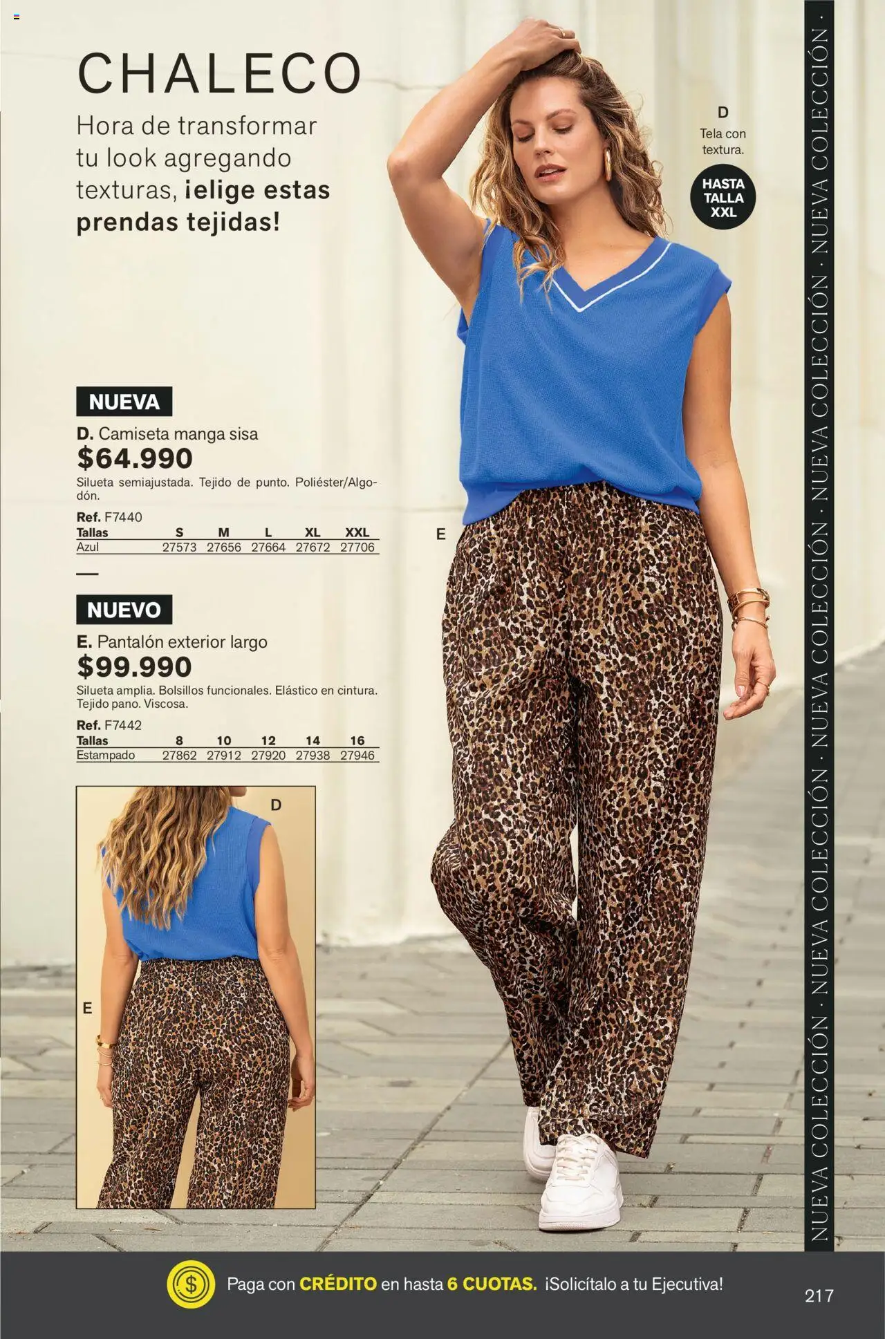 Leonisa revista - valida desde el 01.09.2025 | Página: 217 | Productos: Camiseta, Camiseta manga sisa, Chaleco