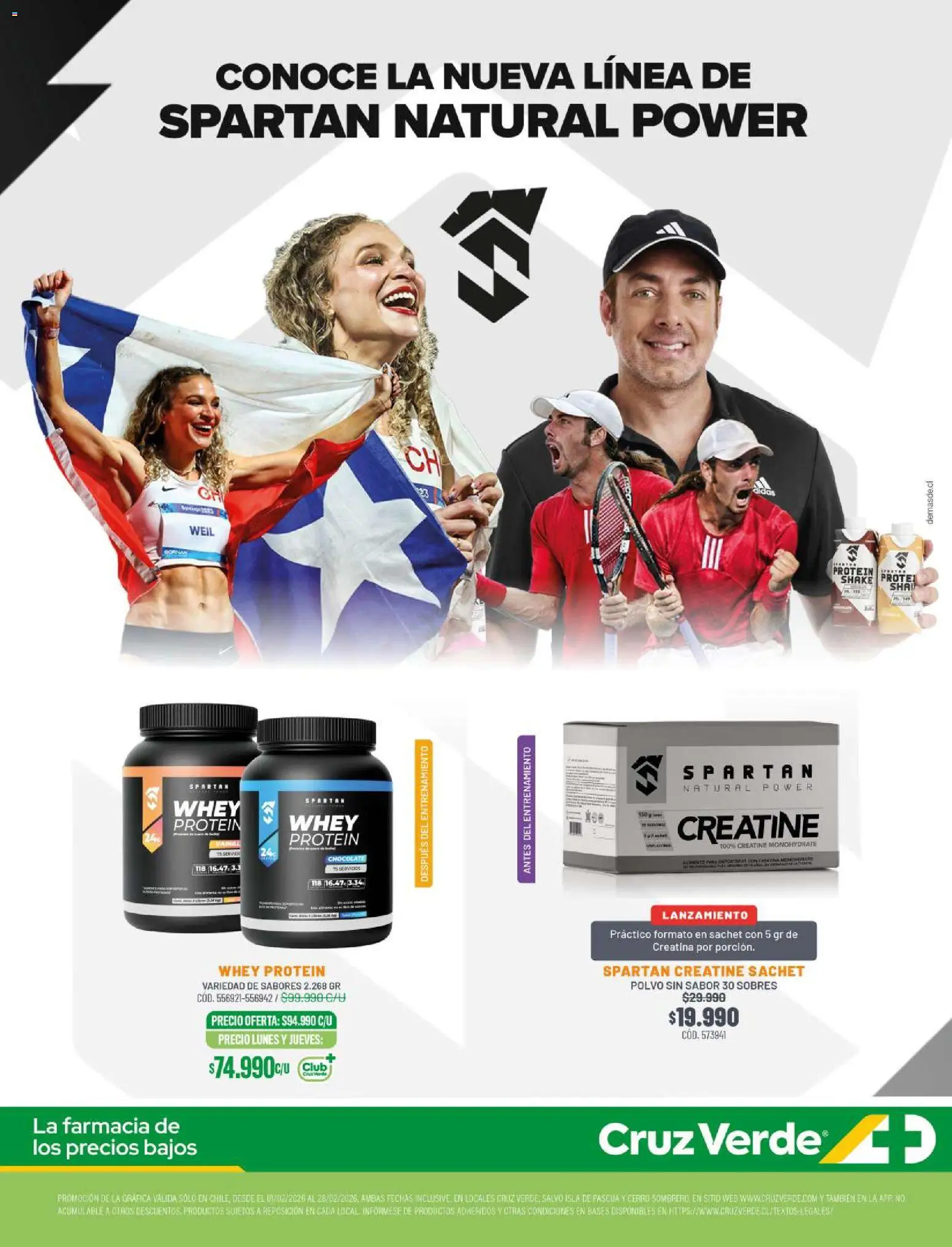 Cruz Verde - Nutrición Deportiva │ válido desde el 01.02.2026 | Página: 3