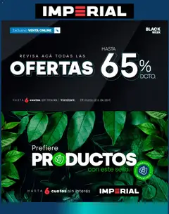 Imperial ofertas  válido desde el 01.04.2026