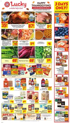 Preview of Lucky Supermarkets weekly ads valid from 19.11.2025