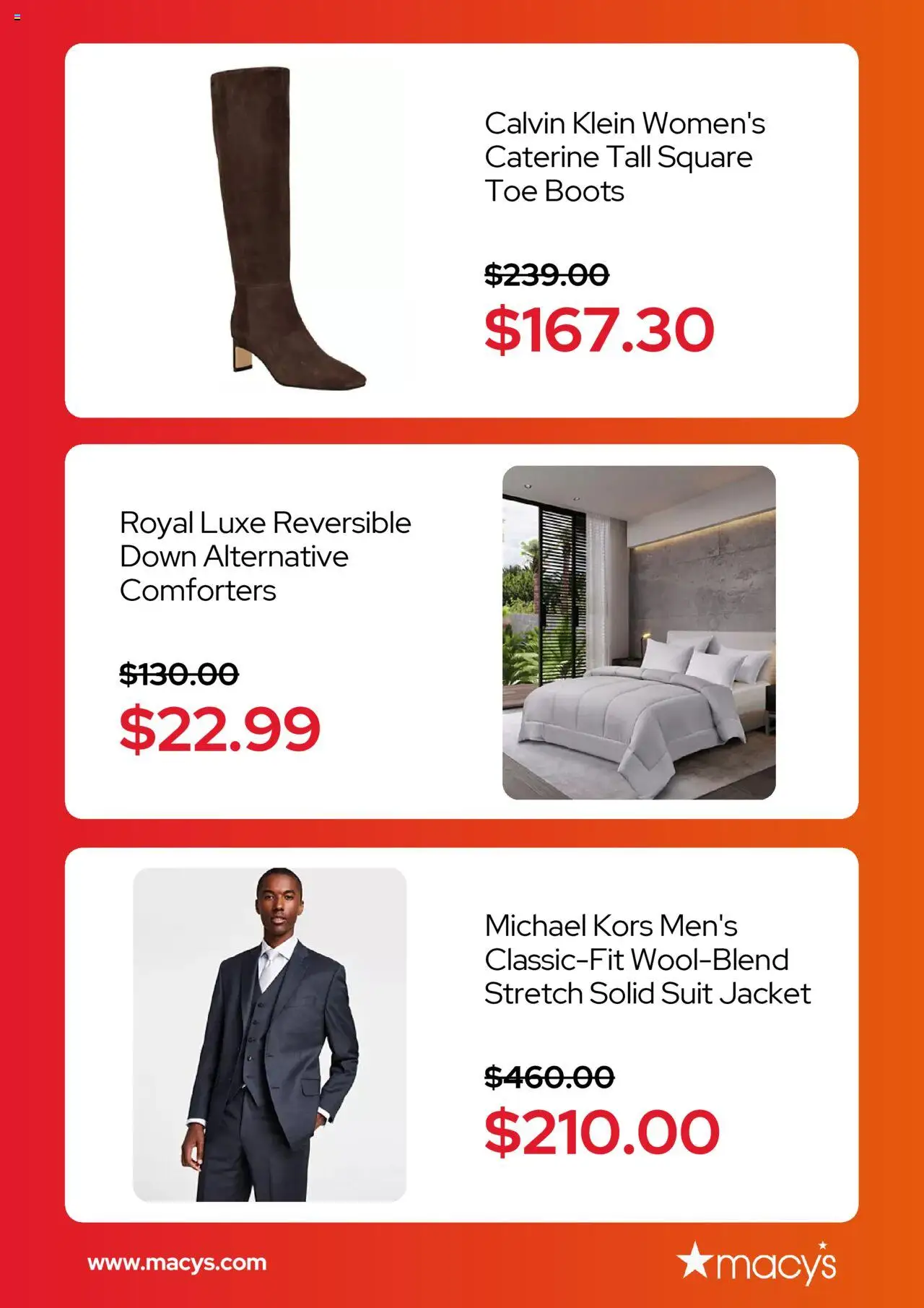 Macy's Weekly Ad - valid from 20.10.2025 | Page: 5 | Products: Jacket, Suit, Boots