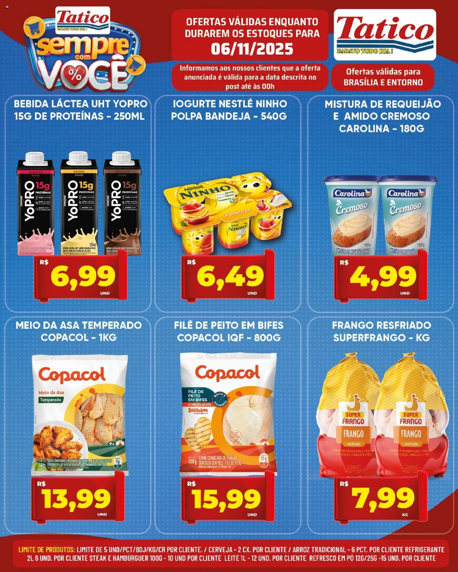 Tatico Folheto - válido de 06.11.2025 | Página: 16 | Produtos: Refresco, Carne, Bebida, Bandeja