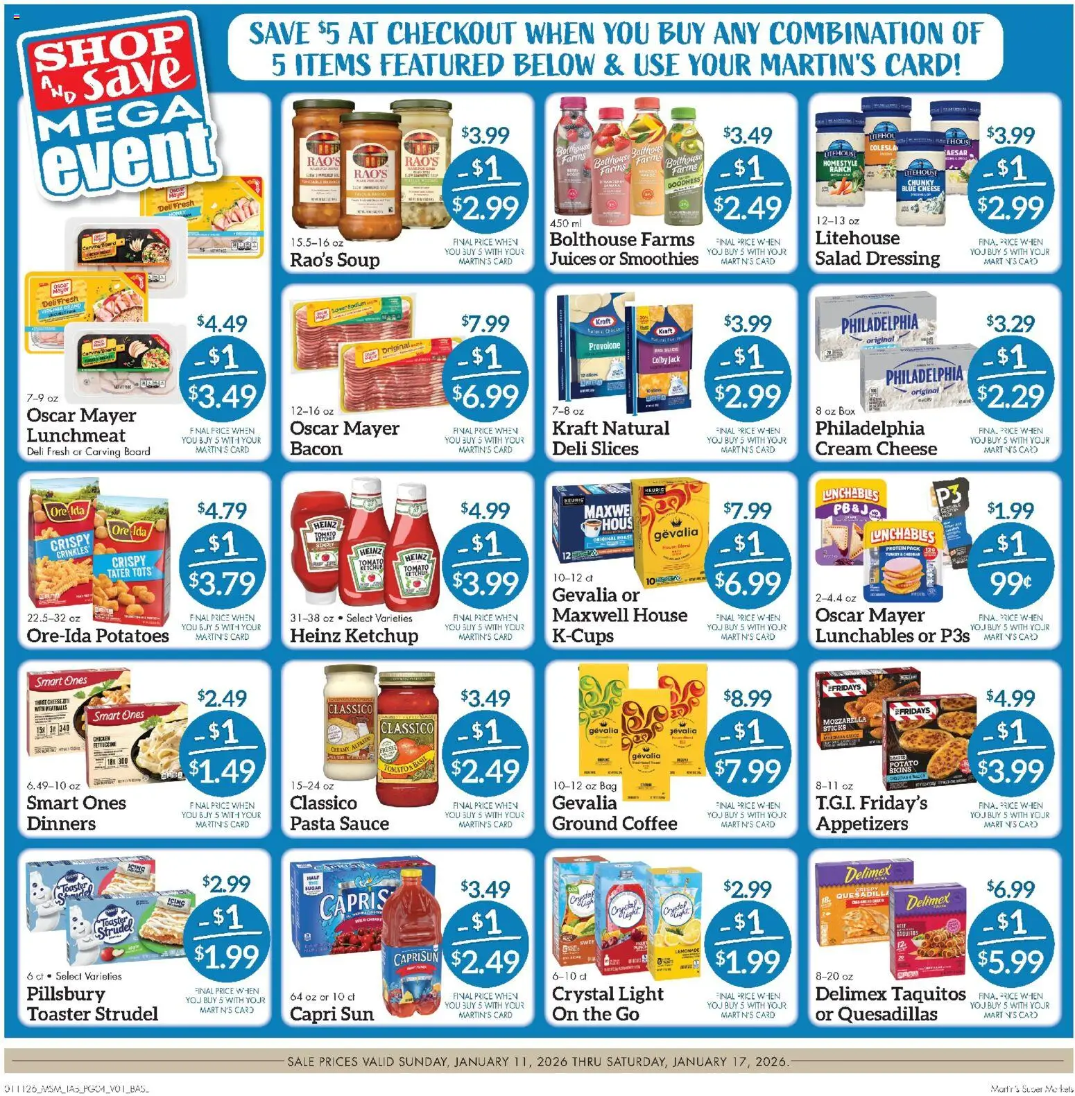 Martin’s - Next Ad - IN - valid from 11.01.2026 | Page: 4 | Products: Toaster, Pasta, Salad, Bag