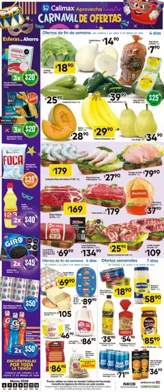 Vista previa de Calimax folleto Ensenada, nuevo folleto de la tienda, válido en México a partir del 06.03.2026